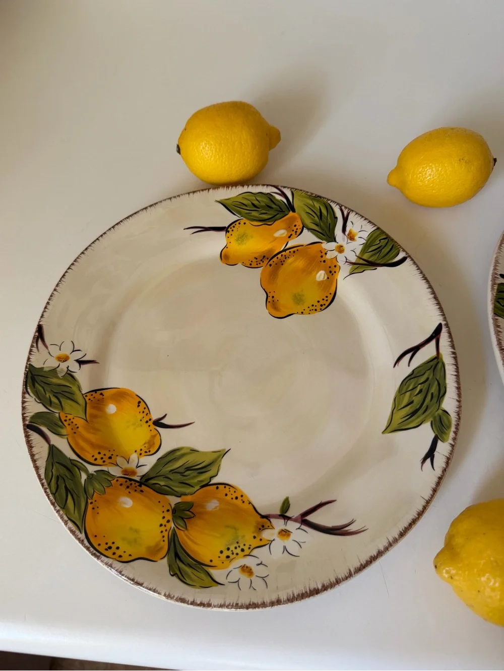 Avalon by Pier 1 Lemon plates. Set of 2